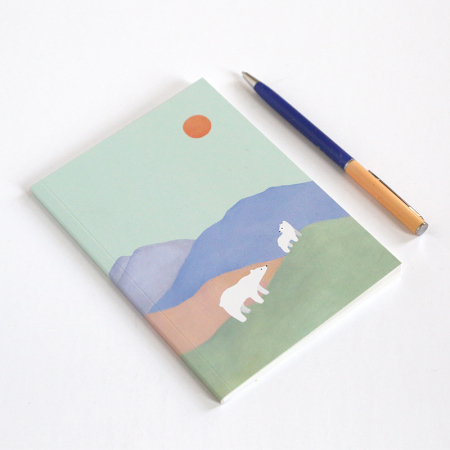 Small Notebook - Bears in the mountains