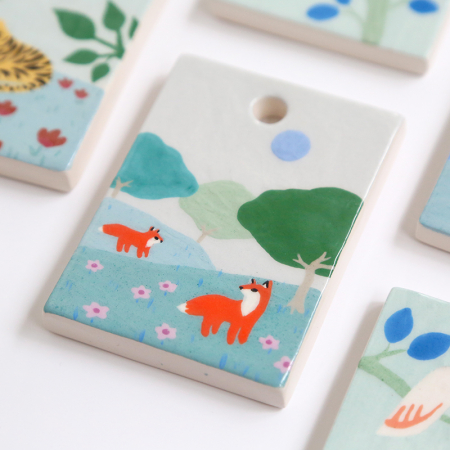 Mini tableau - Les Renards 2