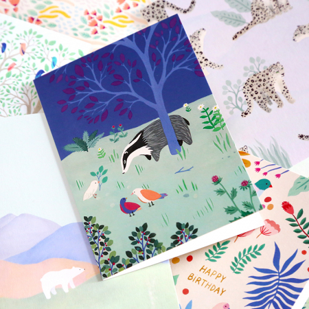 Carte "Nuit en forêt" 2