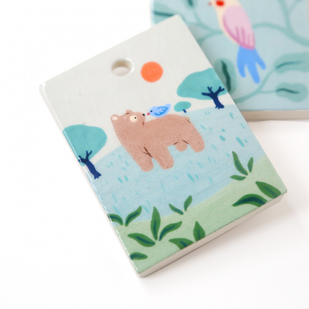 Mini tableau - L'ours et...