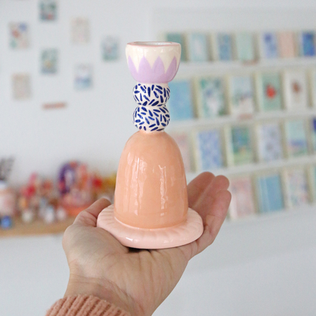 Bougeoir - Ymmi - Terracotta 2