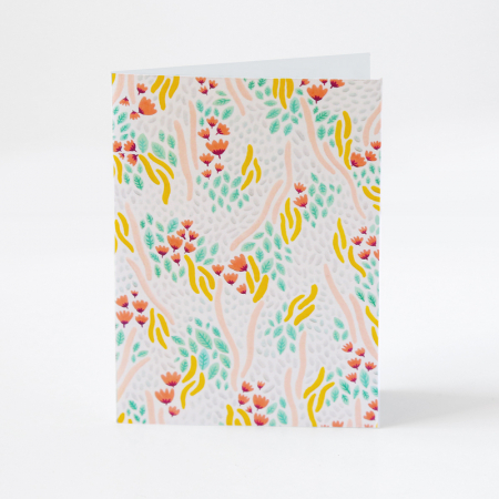 Carte "Prairie de fleurs"