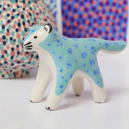 Blue & Green Leopard