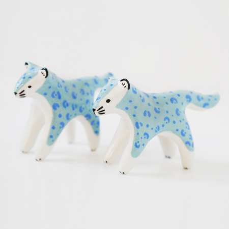 Blue & Green Leopard 2