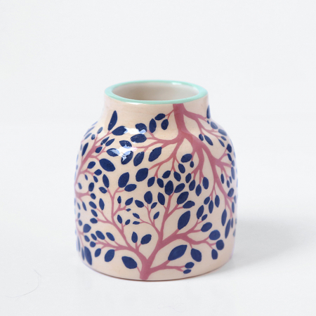 Petit vase "Feuillage du soir" 2