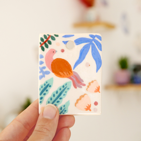 Mini tableau - Oiseau de paradis