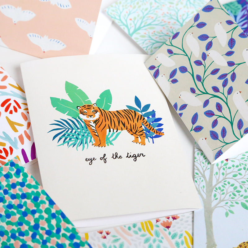 Card "Eye of the tiger" 