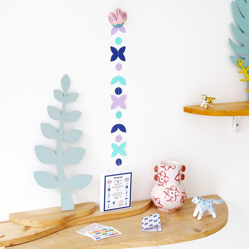 Maison Ribambelle x Dodo - Décoration murale Crocus