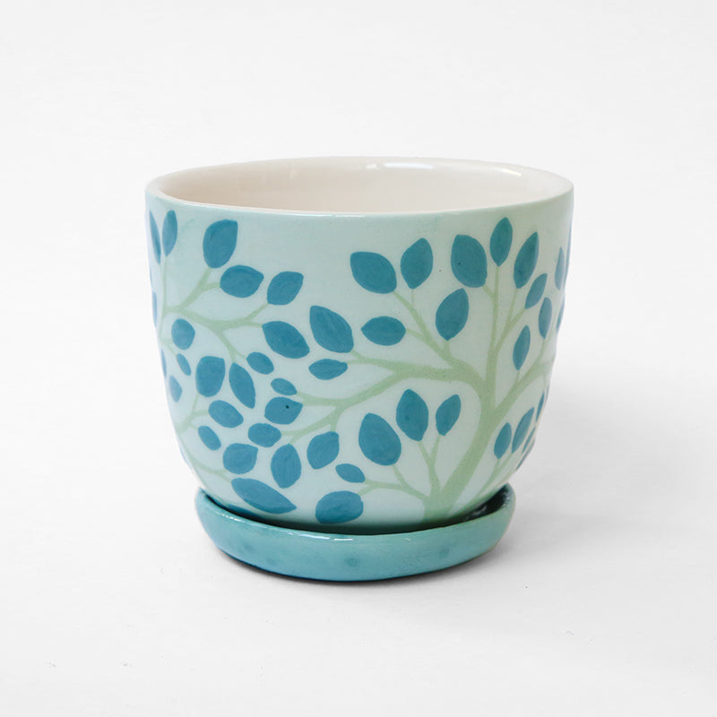 "Canopy" pot + matching plate