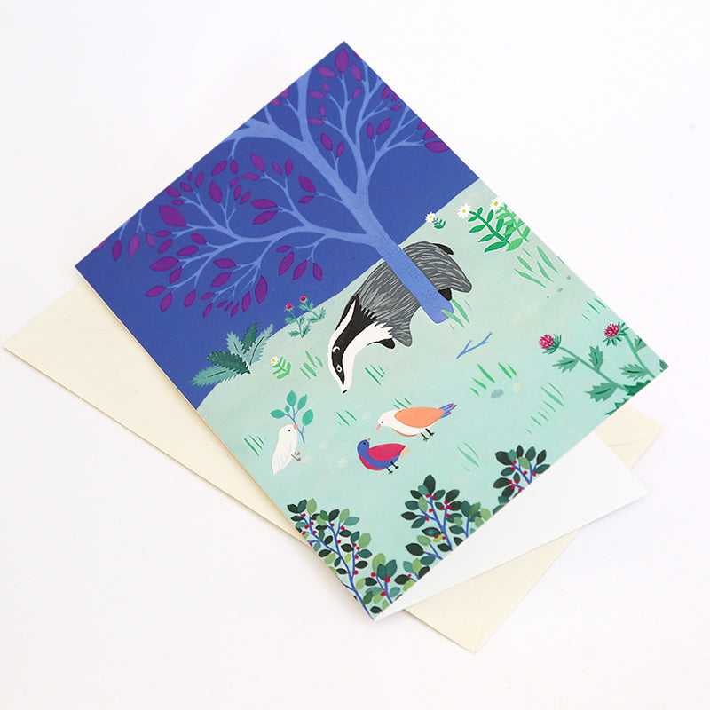 Carte "Nuit en forêt"