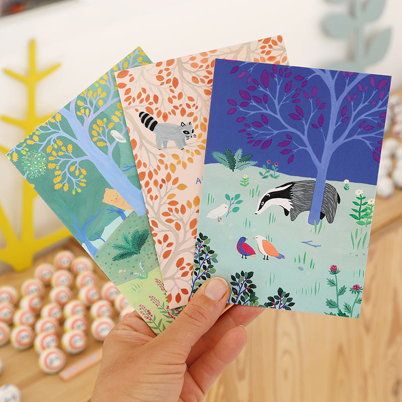 Carte "Nuit en forêt"