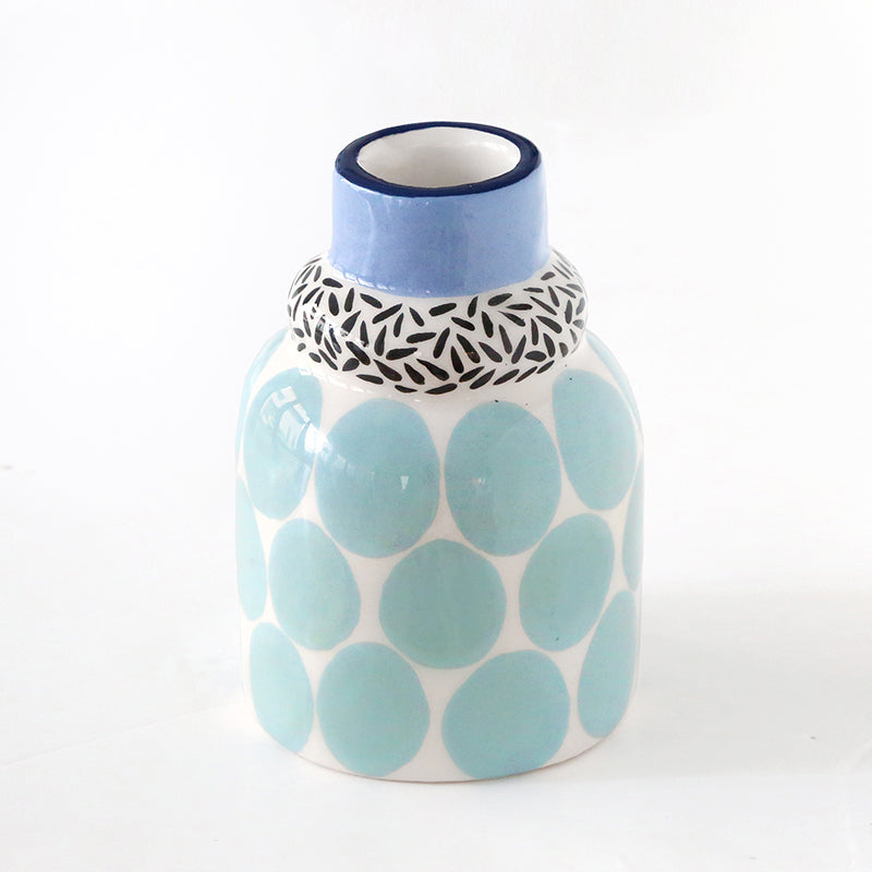 Vase "Blue Yoyo" 