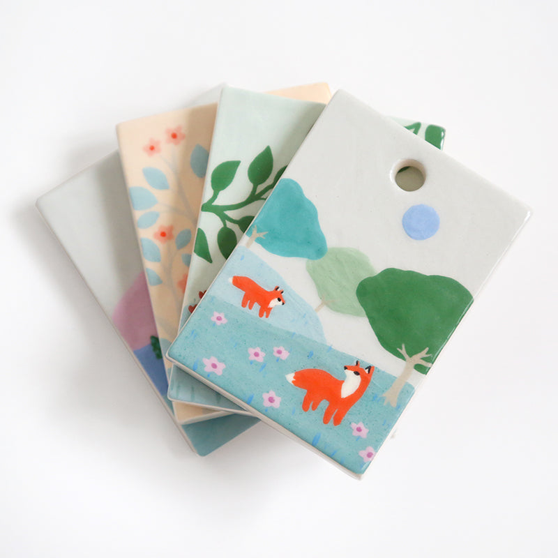 Mini painting - Foxes