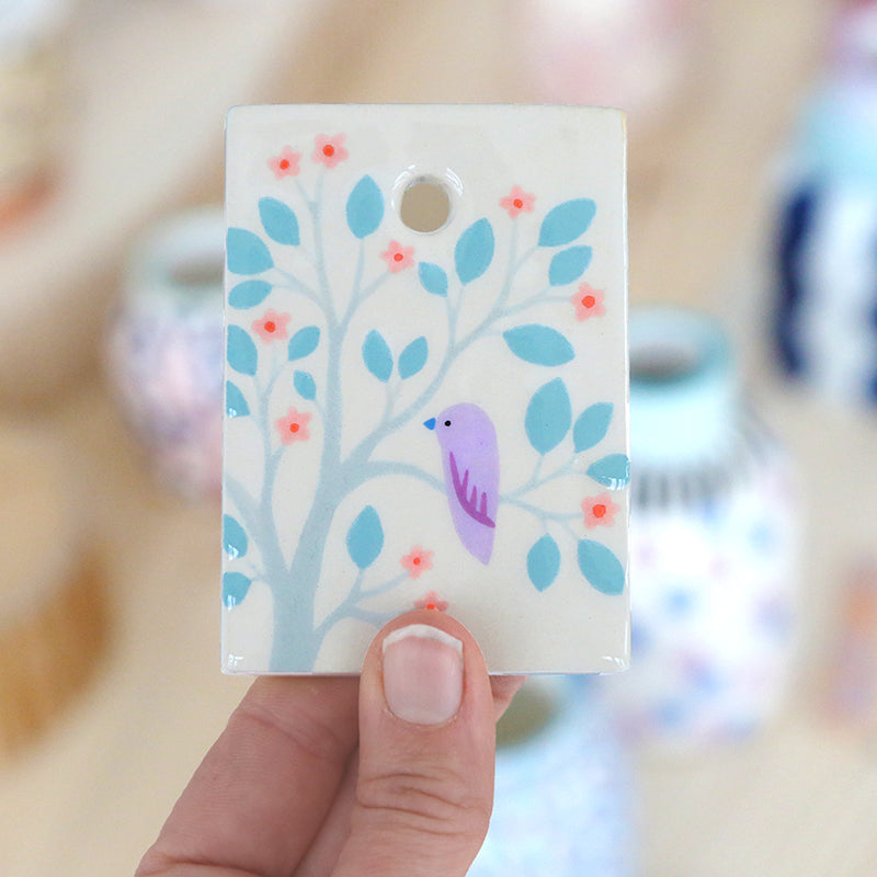 Mini painting - Flowering tree