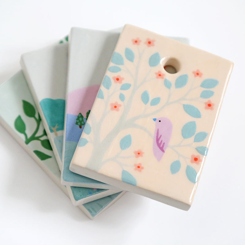 Mini painting - Flowering tree