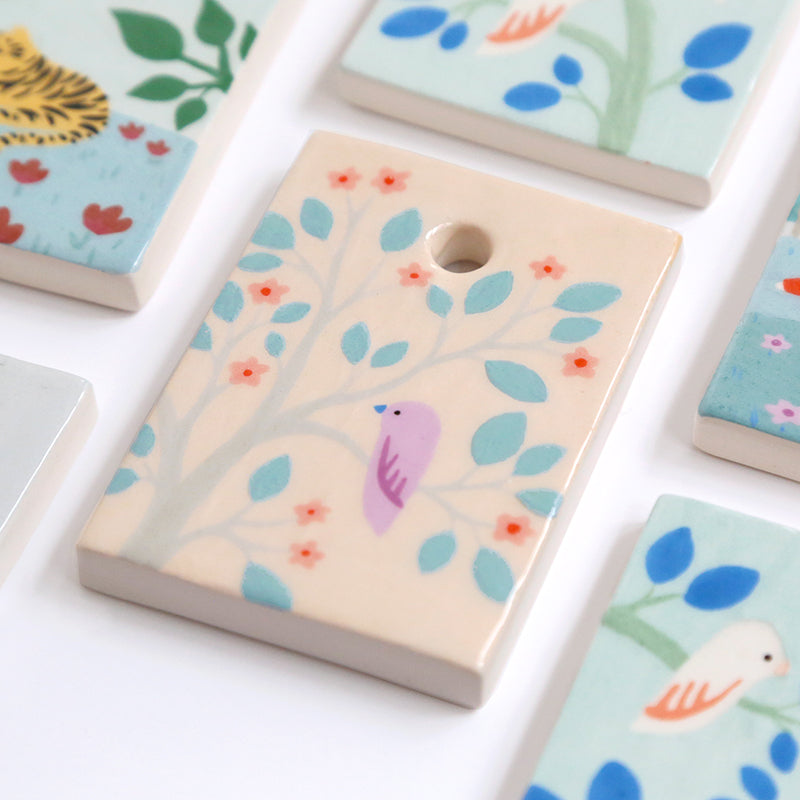 Mini painting - Flowering tree
