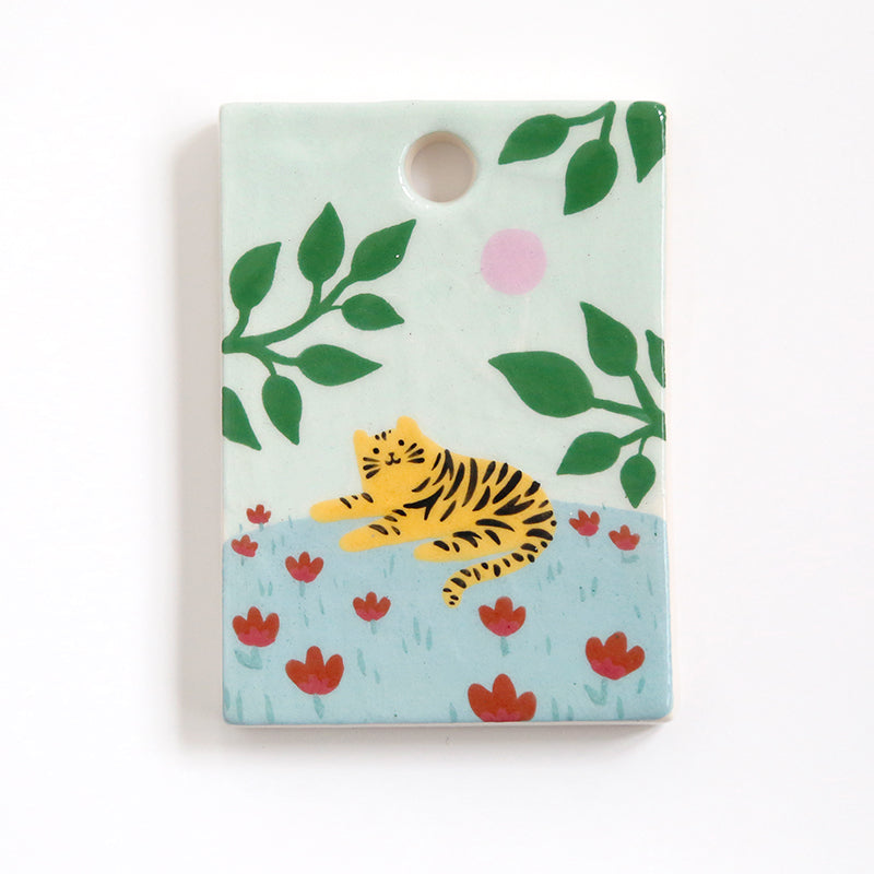 Mini painting - Lying tiger