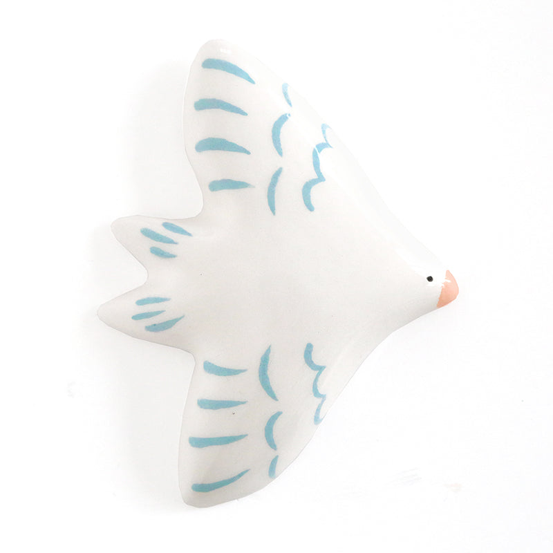 Wall bird - Green and white