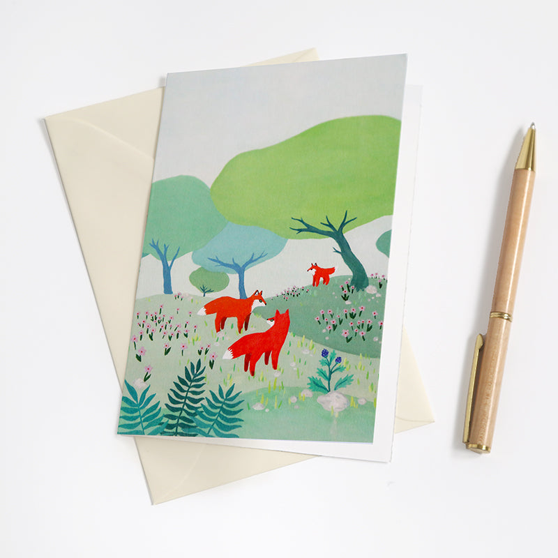 Lot de 3 cartes - Forêt