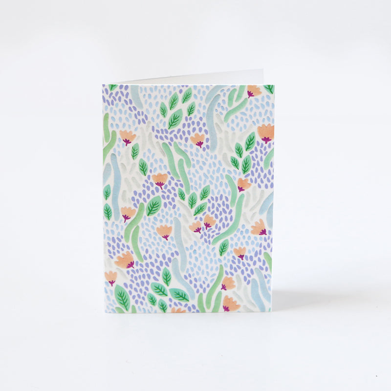 Mini Card "River of flowers"