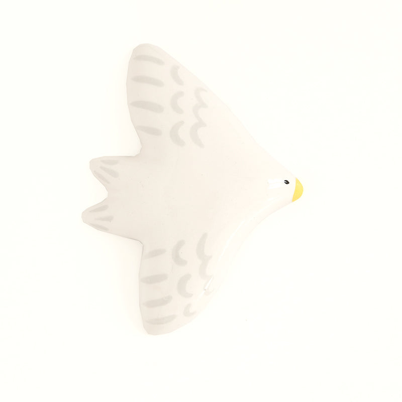 Wall bird - Grey and white
