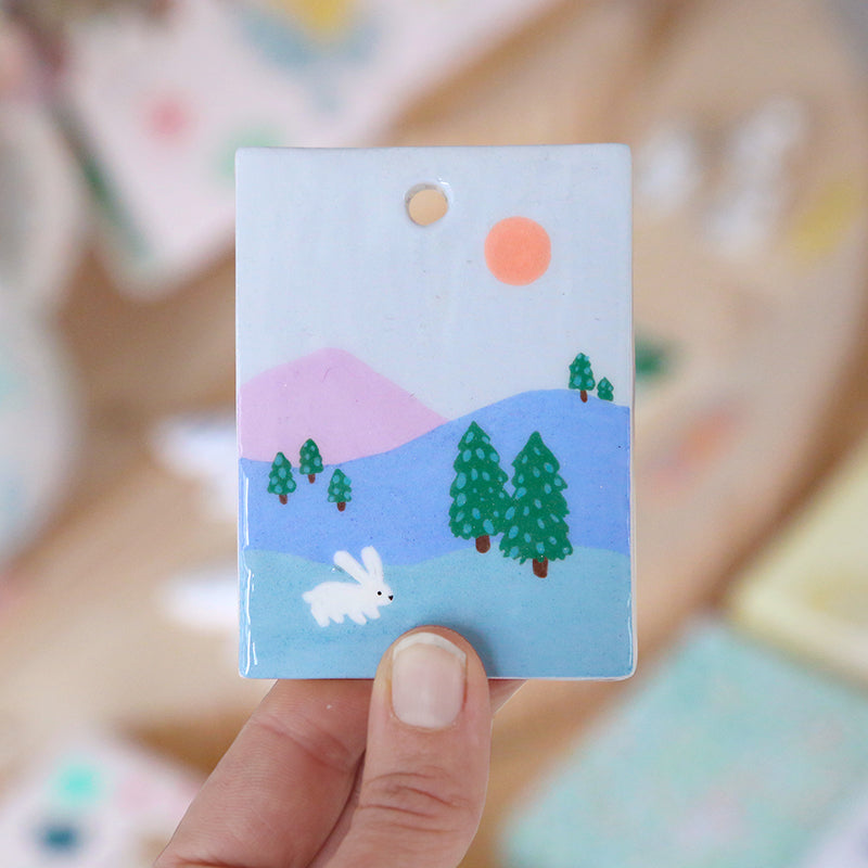 Mini painting - The bear and the bird