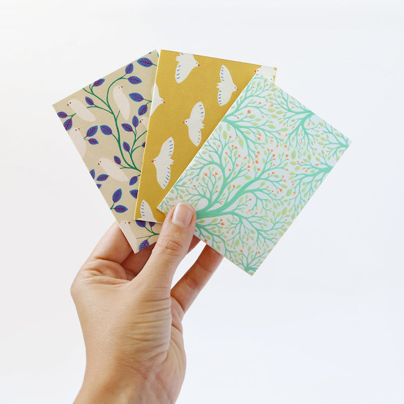 Mini Card "Bird gathering"