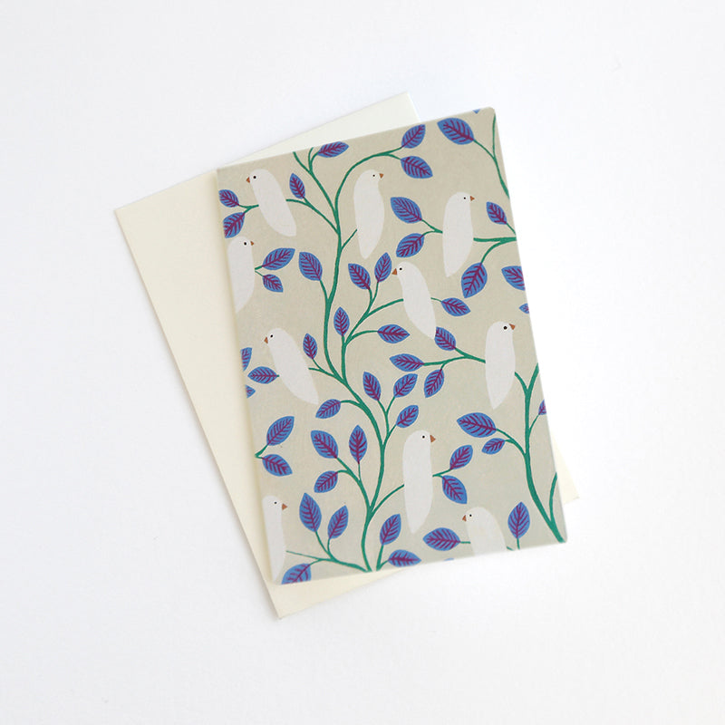Mini Card "Bird gathering"