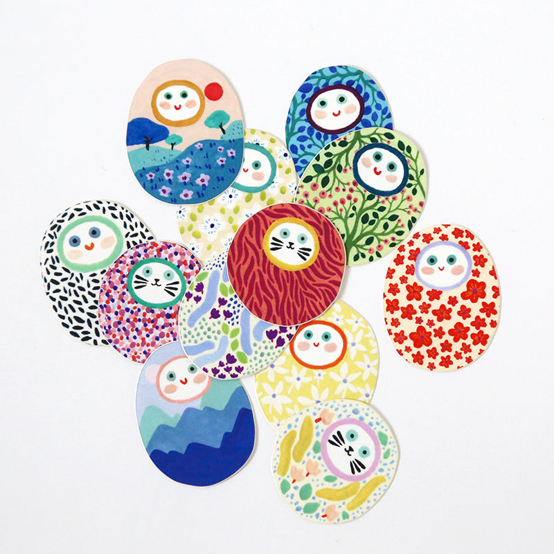 12 Stickers - Grigris Magiques