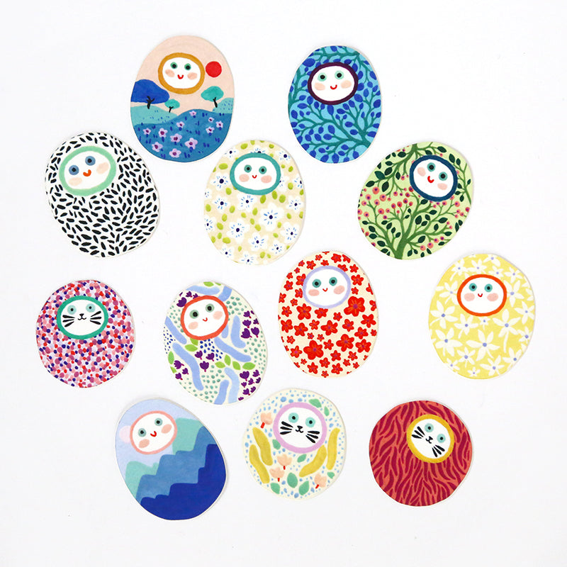 12 Stickers - Grigris Magiques