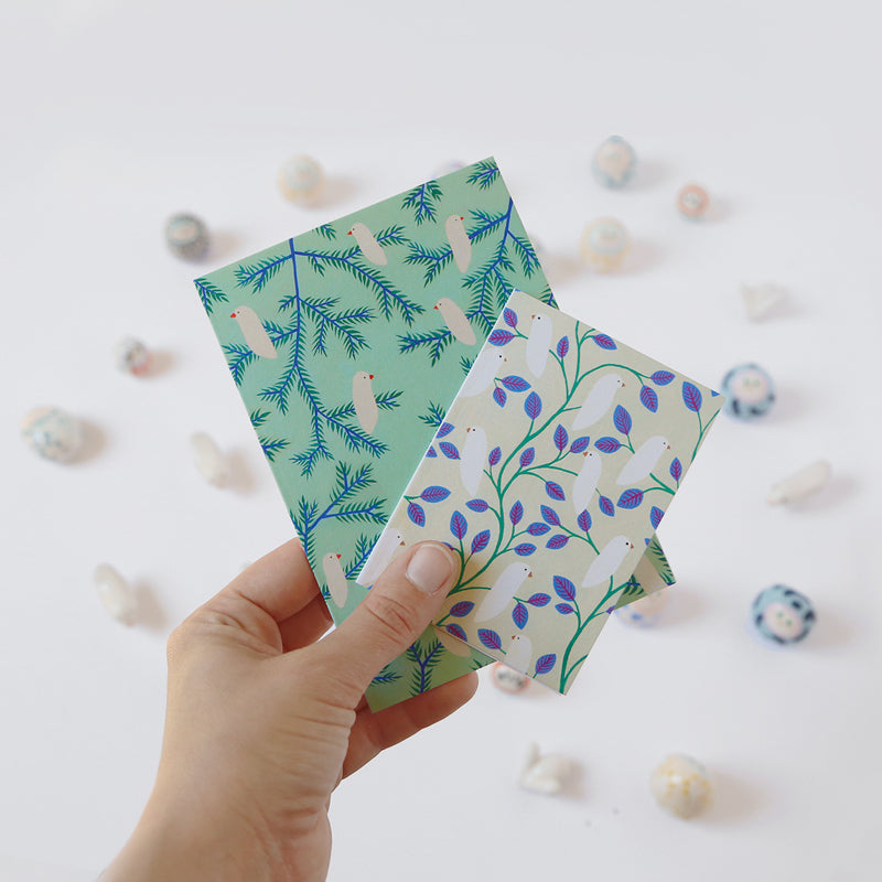 Mini Card "Bird gathering"