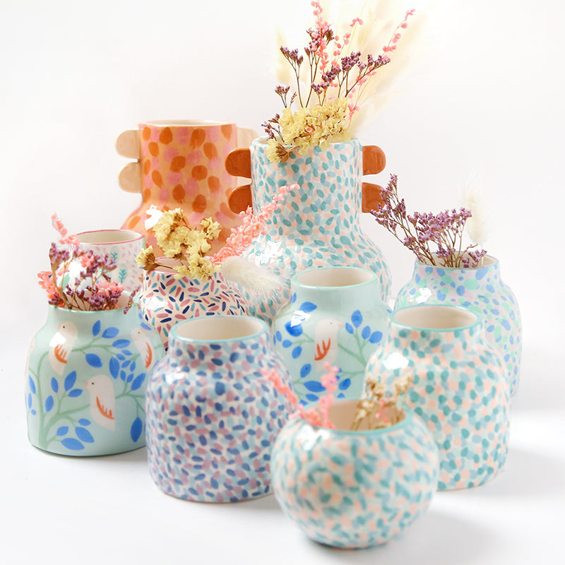 Vase with ears "Rainforest" 