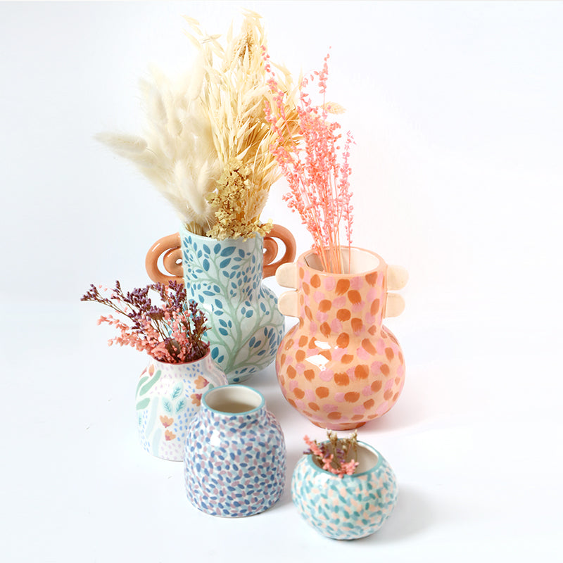 Small vase "Flowering garden" 